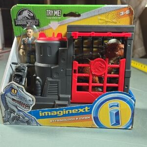 Jurassic Park Imaginext Stygimoloch & Owen Toy